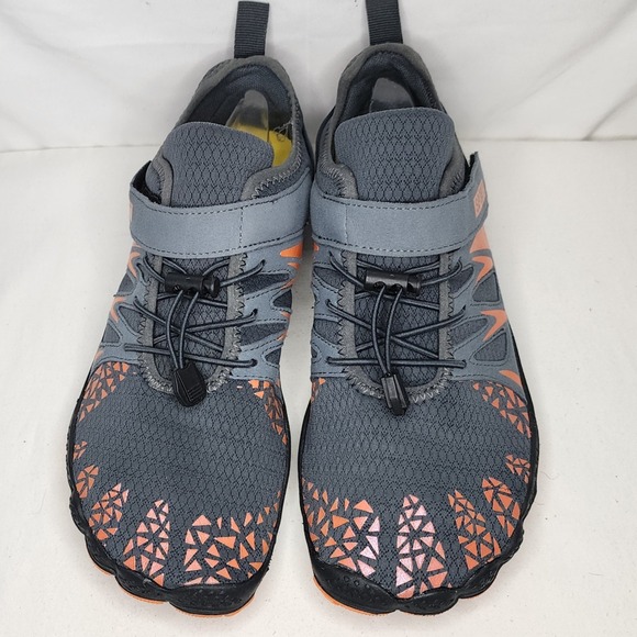 Sport Water Shoes Quick-Dry Barefoot Aqua Socks Beach Swim Gray Orange 42 - Picture 5 of 7
